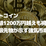 ビットコイン最高値1200万円越えも視野に、無期限先物が示す強気市場