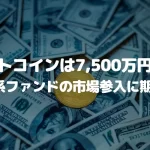2028年ビットコインは7,500万円に!?政府系ファンドの市場参入に期待