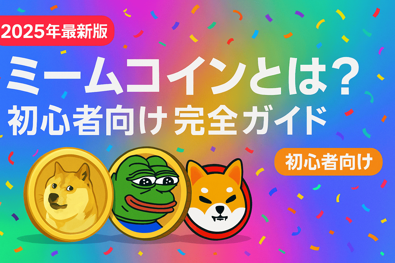 ミームコインとは？【2025年完全ガイド】初心者でもわかる定義・特徴・代表銘柄を徹底解説 - CoinChoice（コインチョイス）