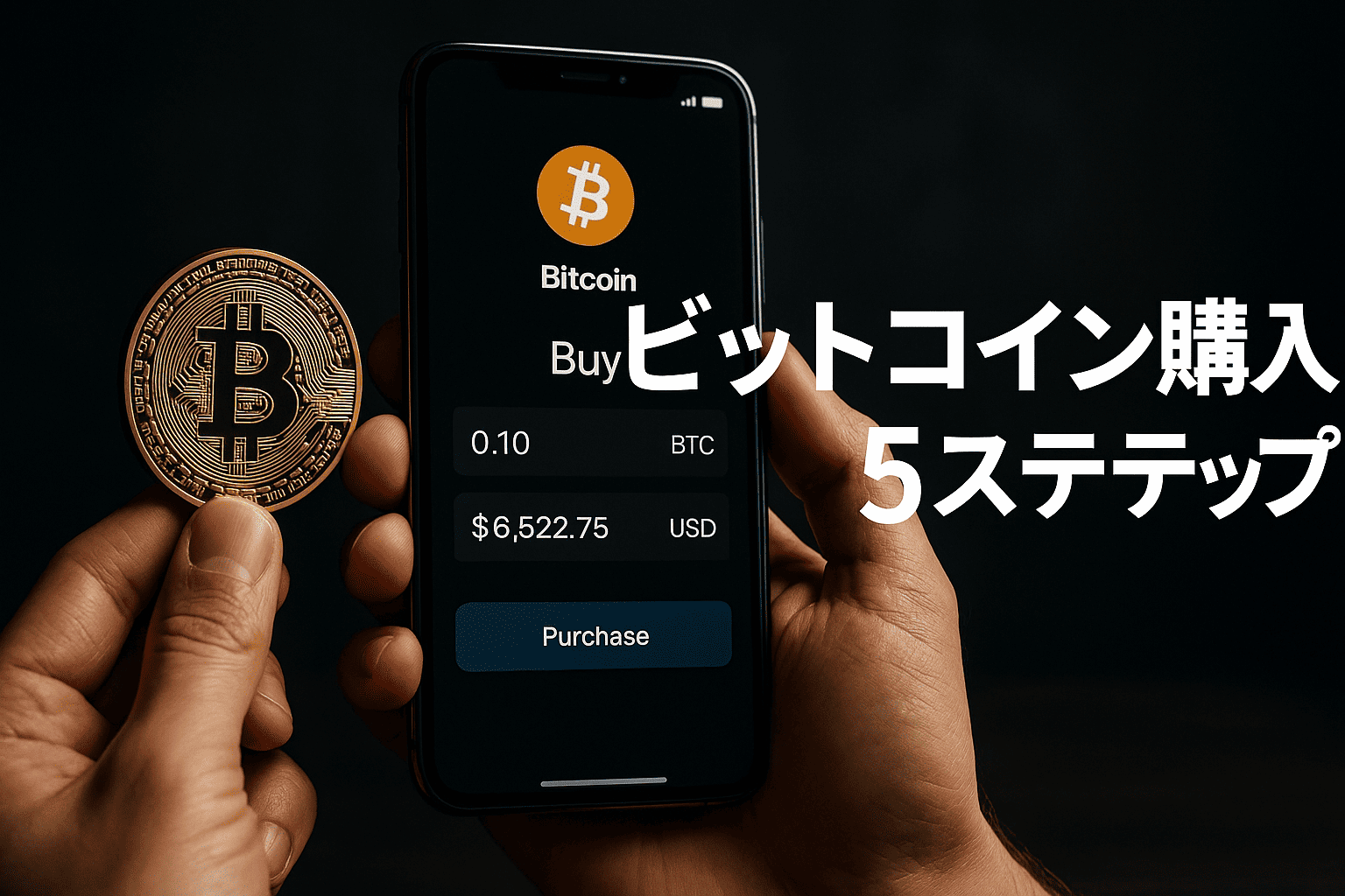 ビットコイン購入の5ステップ