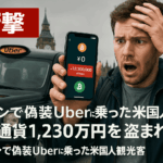 【衝撃】ロンドンで偽装Uberに乗った米国人観光客、仮想通貨1,230万円を盗まれる