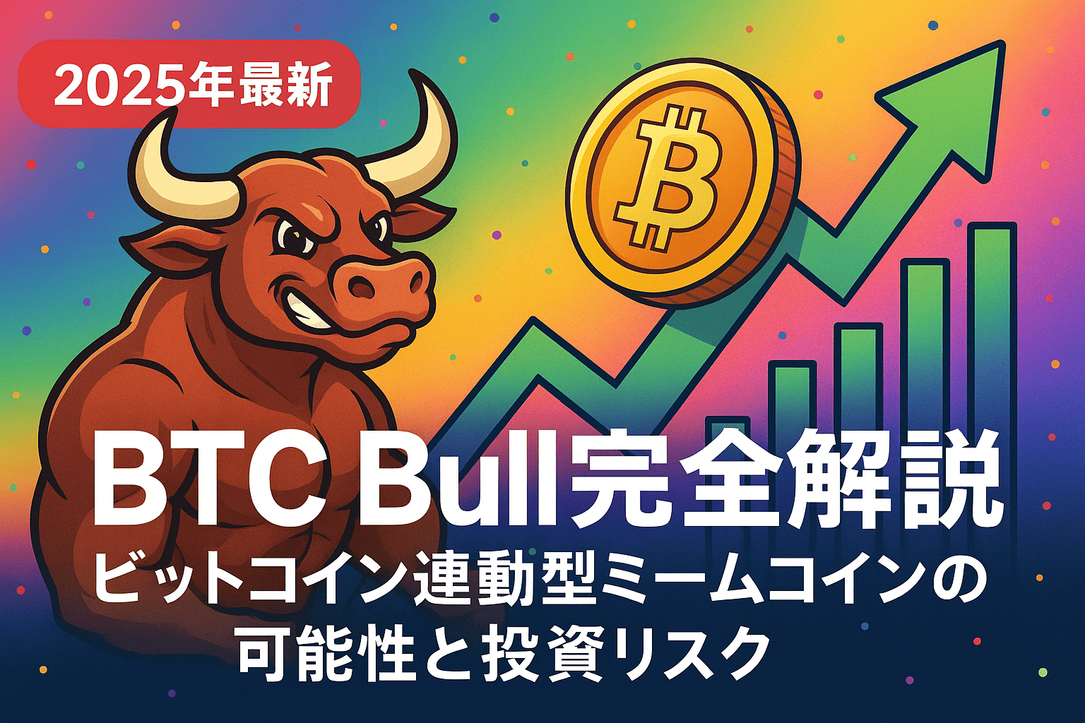 【2025年最新】BTC Bull完全解説:ビットコイン連動型ミームコインの可能性と投資リスク