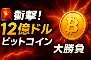 🚨 衝撃！12億ドルのビットコイン大勝負