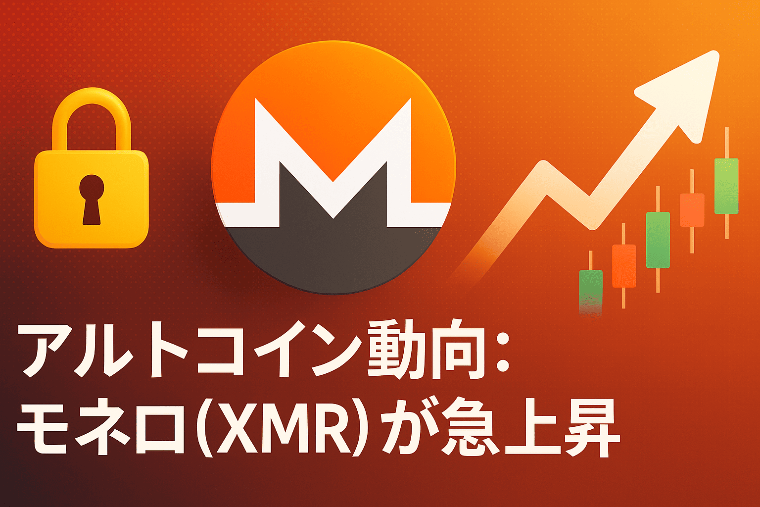 🔒 アルトコイン動向：モネロ（XMR）が急上昇