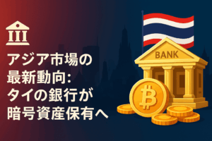 🏦 アジア市場の最新動向：タイの銀行が暗号資産保有へ