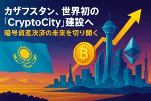 カザフスタン、世界初の「CryptoCity」建設へ - 暗号資産決済の未来を切り開く