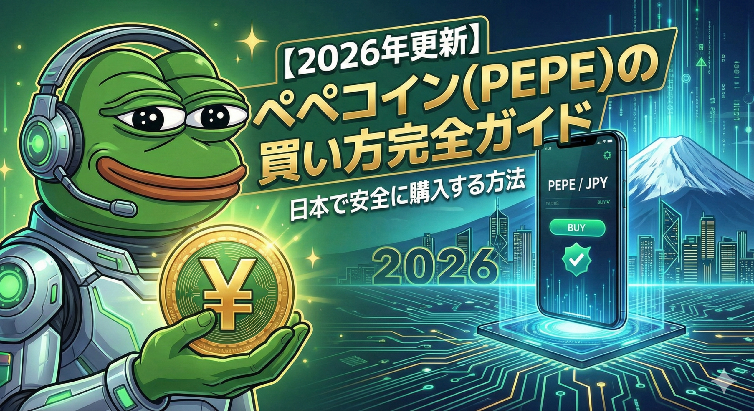 2026年1月更新】ペペコイン（PEPE）の買い方完全ガイド 日本で安全に購入する方法 - CoinChoice（コインチョイス）