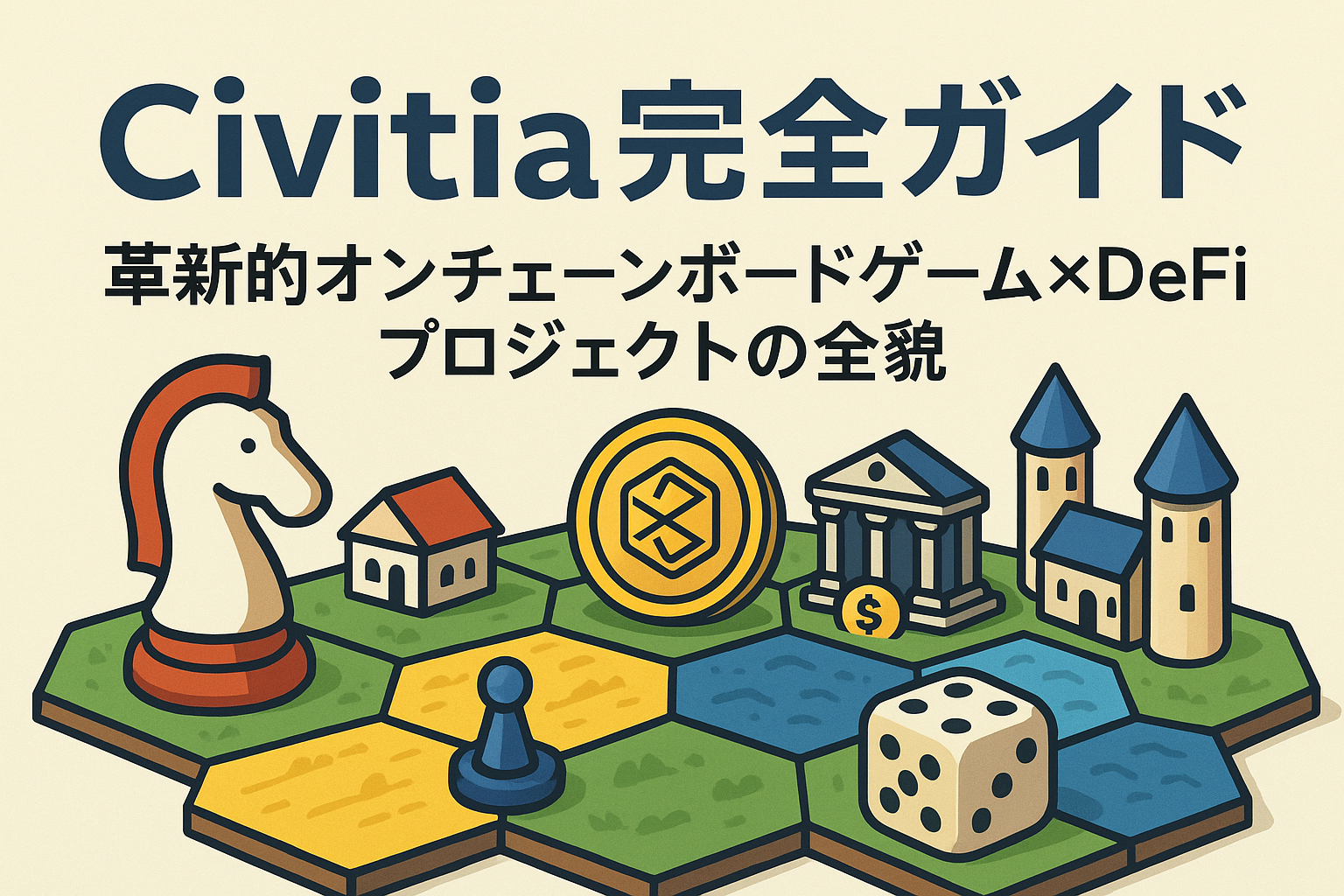 Civitia完全ガイド 革新的オンチェーンボードゲーム×DeFiプロジェクトの全貌