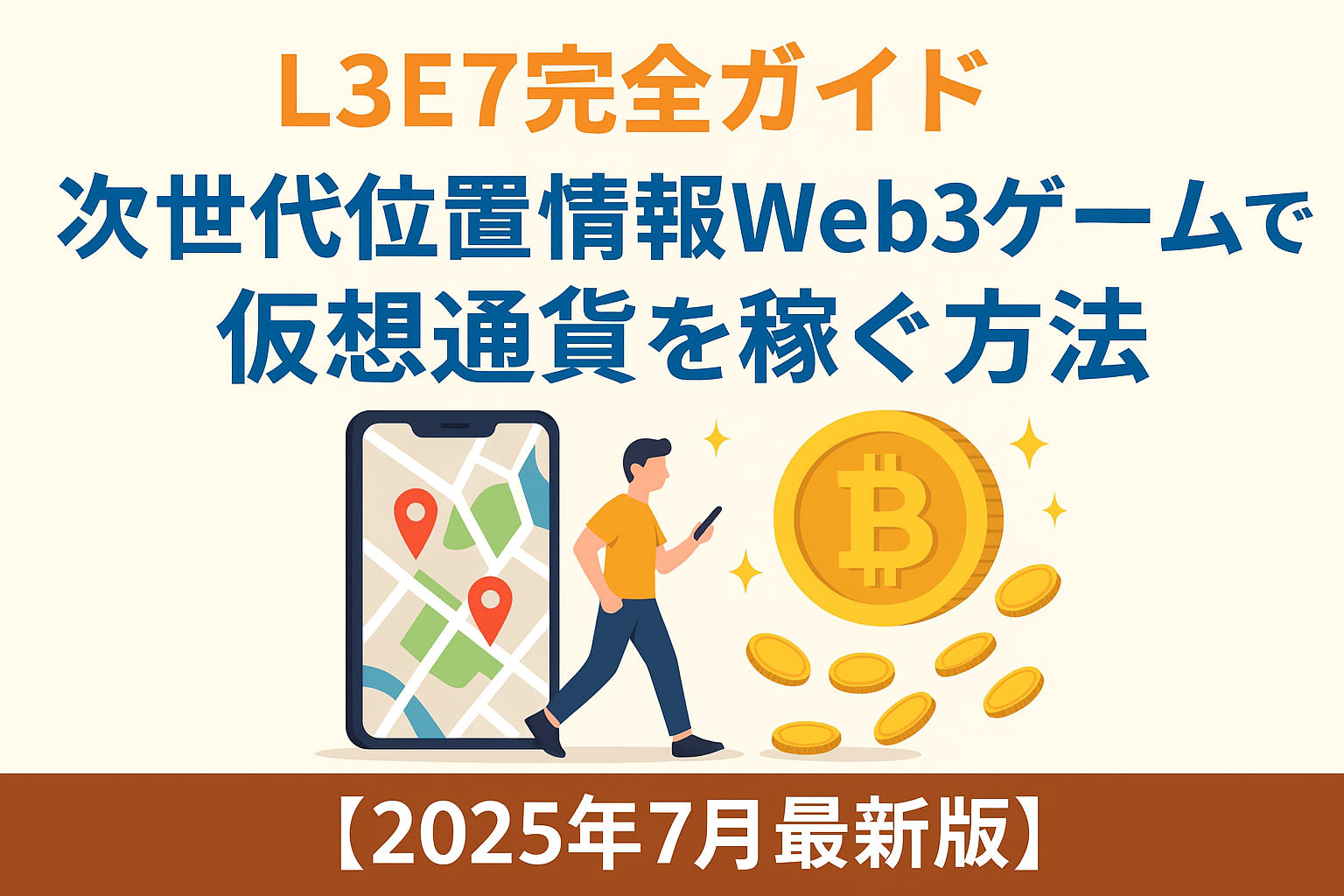 L3E7完全ガイド|次世代位置情報Web3ゲームで仮想通貨を稼ぐ方法【2025年7月最新版】
