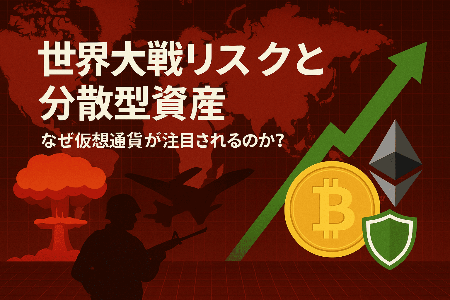 世界大戦リスクと分散型資産 - なぜ仮想通貨が注目されるのか?
