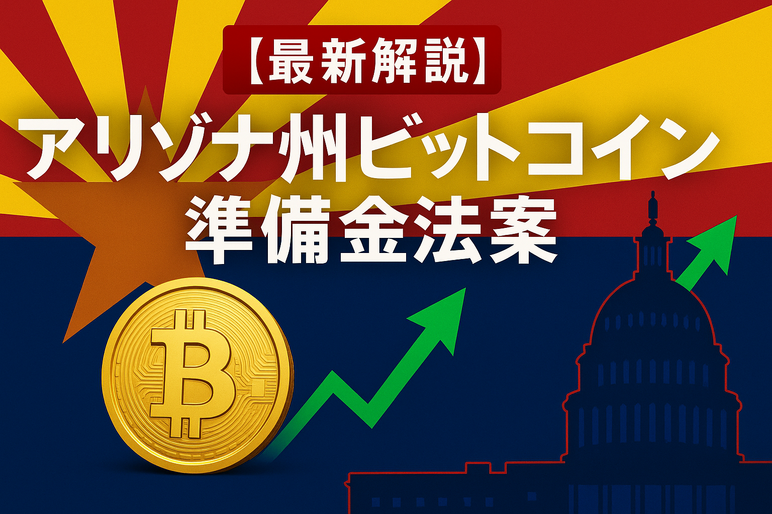 【最新解説】アリゾナ州ビットコイン準備金法案とは?犯罪押収資産活用の仕組みを初心者向けに詳しく説明