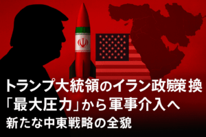 トランプ大統領のイラン政策転換 - 「最大圧力」から軍事介入へ、新たな中東戦略の全貌