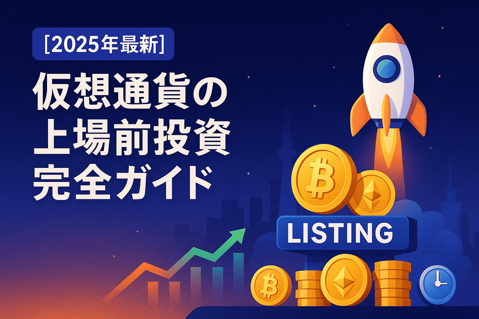 【2025年最新】仮想通貨の上場前投資完全ガイド：上場予定銘柄一覧から購入方法、価格変動パターンまで徹底解説