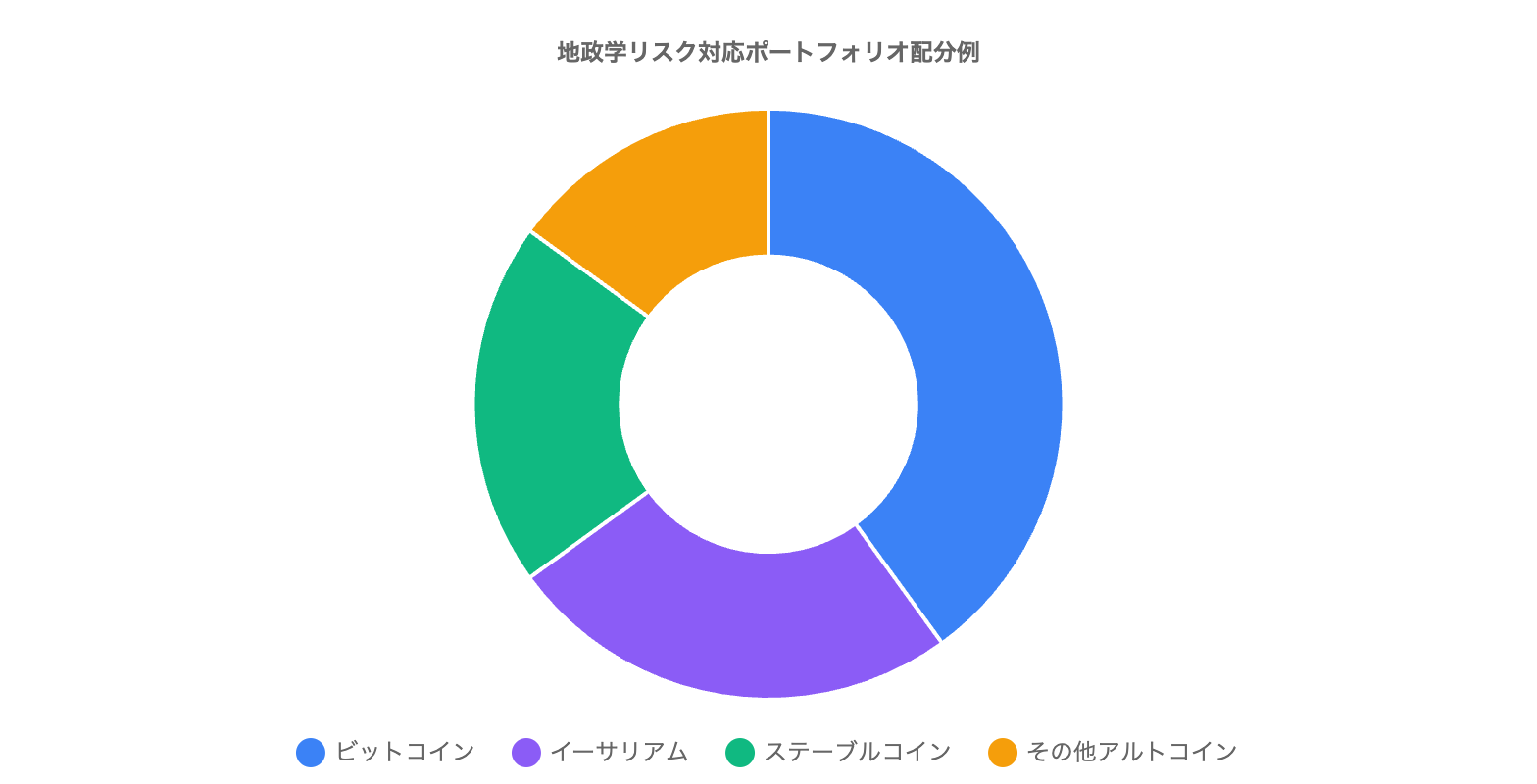 地政学リスク対応ポートフォリオ例