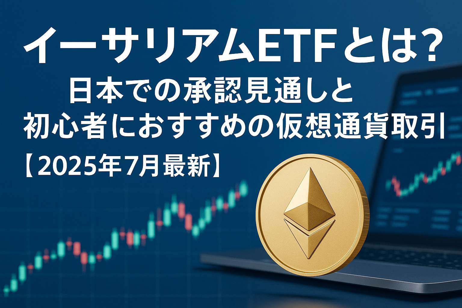 イーサリアムETFとは?日本での承認見通しと初心者におすすめの仮想通貨取引所【2025年7月最新】