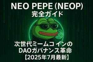【2025年7月最新】Neo Pepe（NEOP）完全ガイド：次世代ミームコインのDAOガバナンス革命