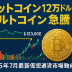 ビットコイン12万ドル停滞でアルトコイン急騰!2025年7月最新仮想通貨市場動向解説