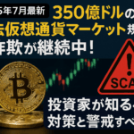 【2025年7月最新】史上最大350億ドルの違法仮想通貨マーケット規制の真相と投資家が知るべき詐欺対策