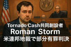 Tornado Cash共同創設者Roman Storm、米連邦地裁で部分有罪判決：日本の暗号資産業界への影響を解説