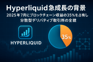 Hyperliquid急成長の背景：2025年7月にブロックチェーン収益の35%を占有した分散型デリバティブ取引所の全貌
