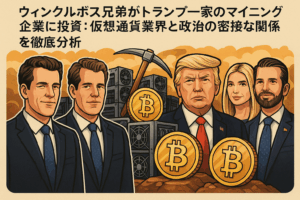 ウィンクルボス兄弟がトランプ一家のマイニング企業に投資：仮想通貨業界と政治の密接な関係を徹底分析