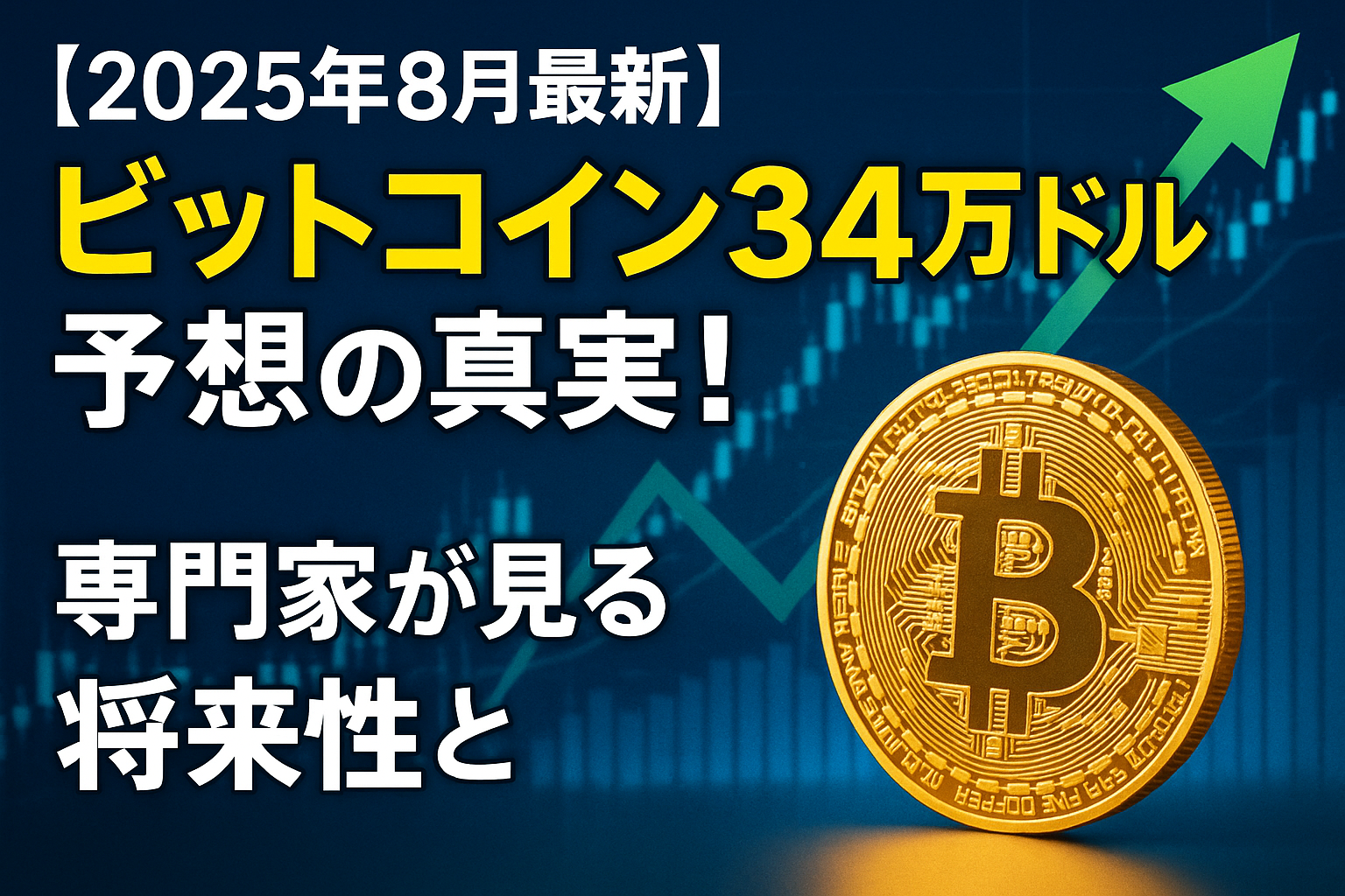 【2025年8月最新】ビットコイン34万ドル予想の真実！専門家が見る将来性と賢い投資戦略
