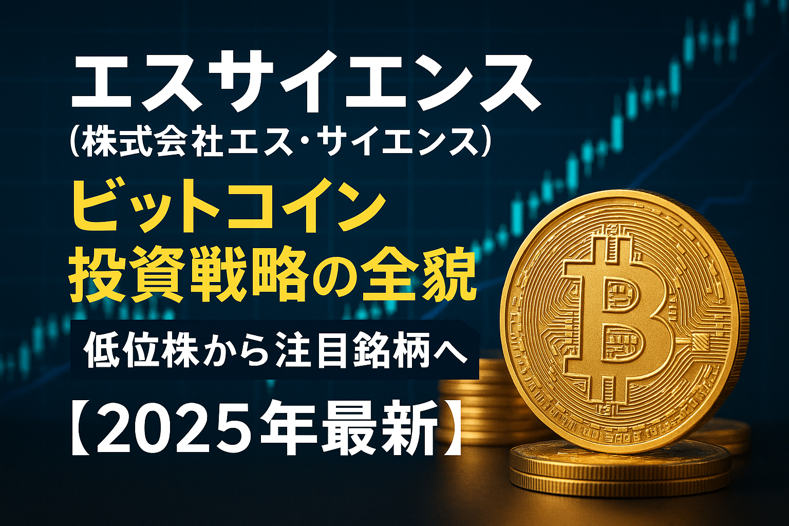 エスサイエンス（株式会社エス・サイエンス）ビットコイン投資戦略の全貌｜低位株から注目銘柄へ【2025年最新】