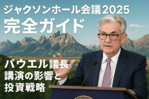 ジャクソンホール会議2025完全ガイド：パウエル議長講演の影響と投資戦略【最新版】