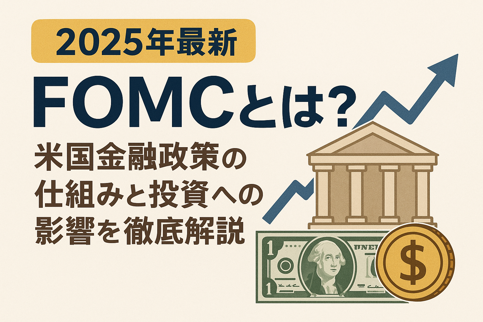【2025年最新】FOMCとは？米国金融政策の仕組みと投資への影響を徹底解説