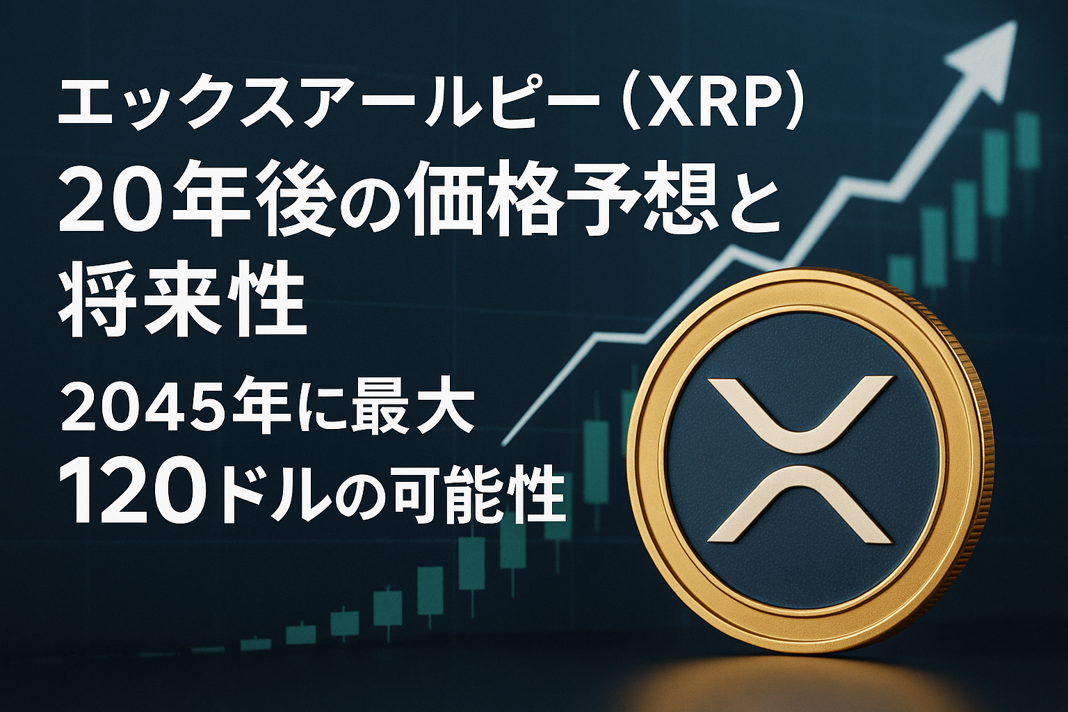 【2025年9月最新版】エックスアールピー（XRP）20年後の価格予想と将来性｜2045年に最大120ドルの可能性