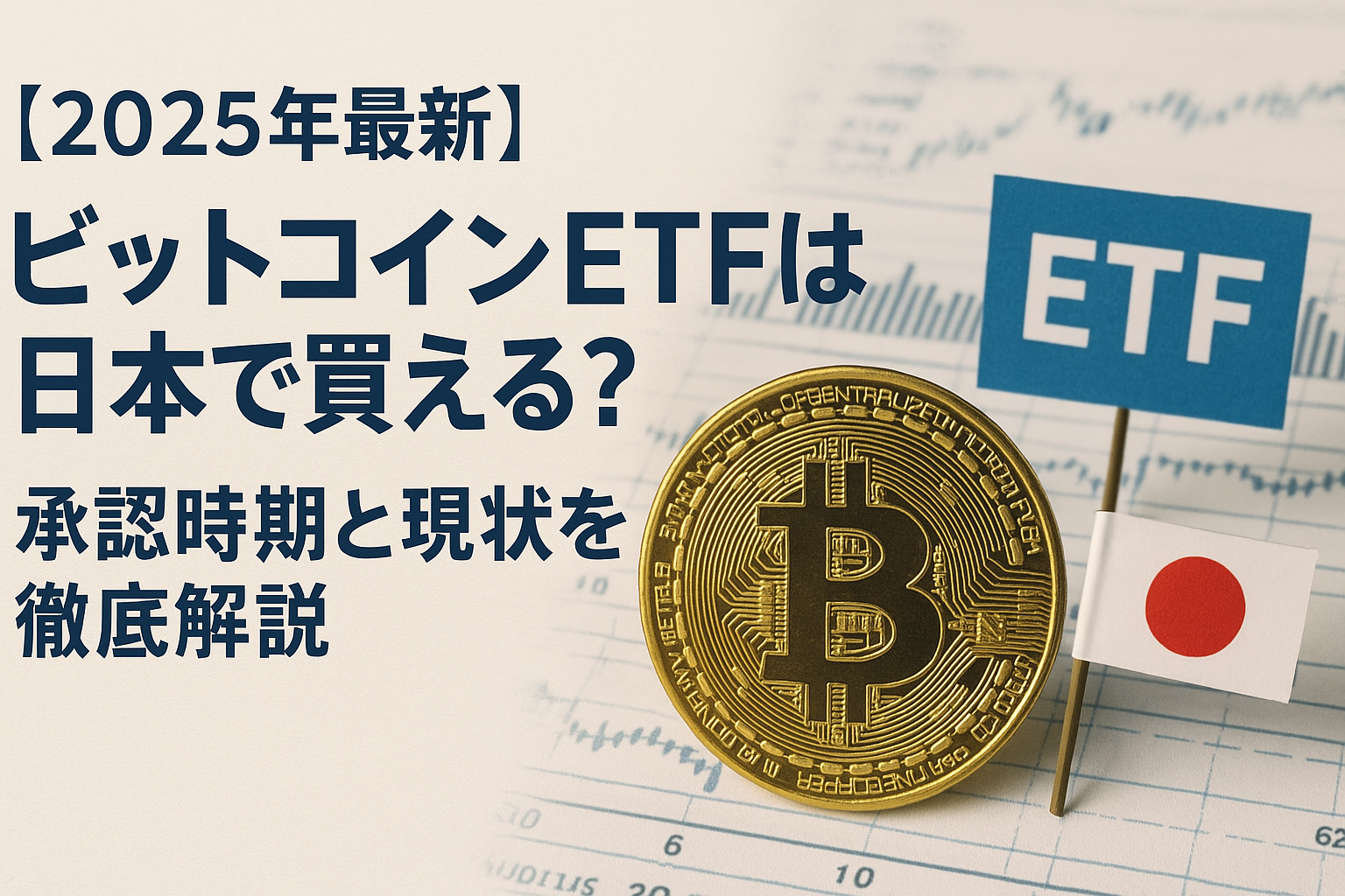 【2025年最新】ビットコインETFは日本で買える？承認時期と現状を徹底解説