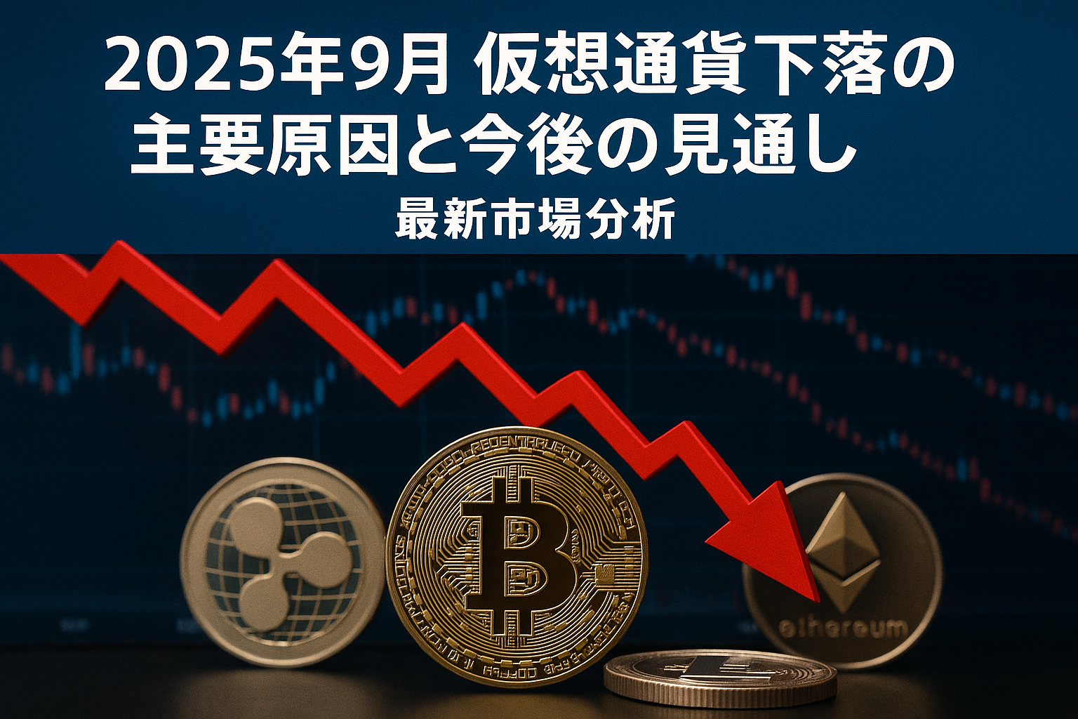 【9月22日最新】仮想通貨下落の主要原因と今後の見通し