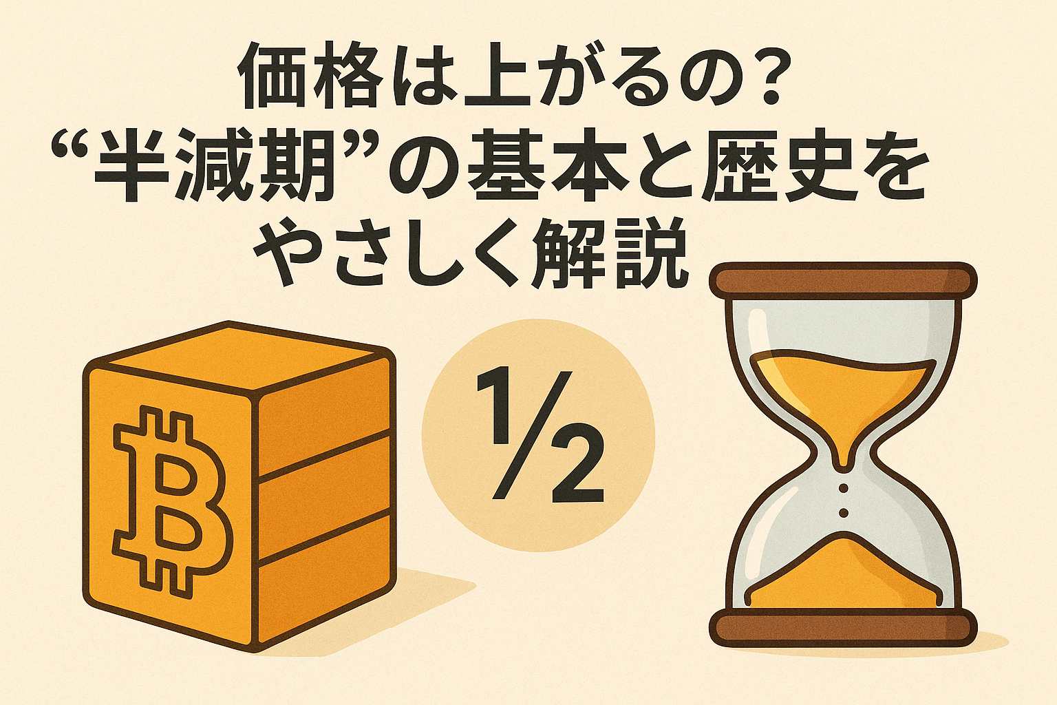 価格は上がるの？"半減期"の基本と歴史をやさしく解説