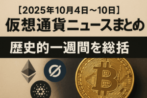 【2025年10月4日〜10日】仮想通貨ニュースまとめ｜歴史的一週間を総括