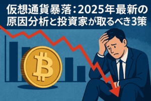 【仮想通貨暴落】2025年最新の原因分析と投資家が取るべき3つの対策