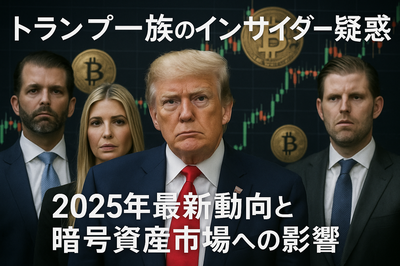 ビットコイン暴落にSNSで「トランプ一族のインサイダー疑惑」が拡散:2025年10月の市場激震