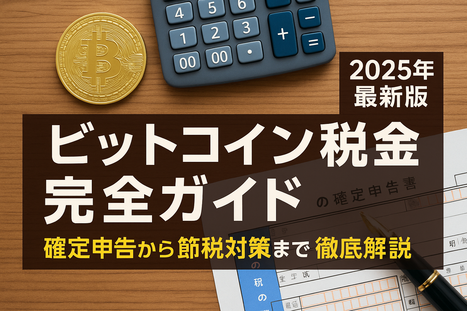 ビットコイン税金の完全ガイド【2025年最新版】確定申告から節税対策まで徹底解説