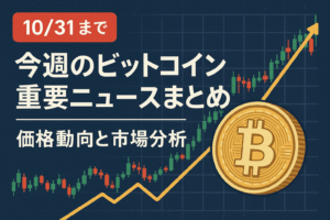 【10/31まで】今週のビットコイン重要ニュースまとめ｜価格動向と市場分析
