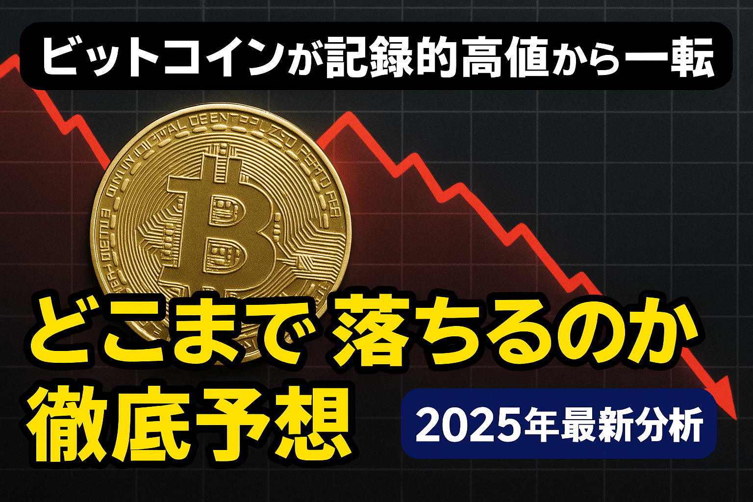 2025年最新分析】ビットコインが記録的高値から一転、どこまで落ちるのか徹底予想 - CoinChoice（コインチョイス）