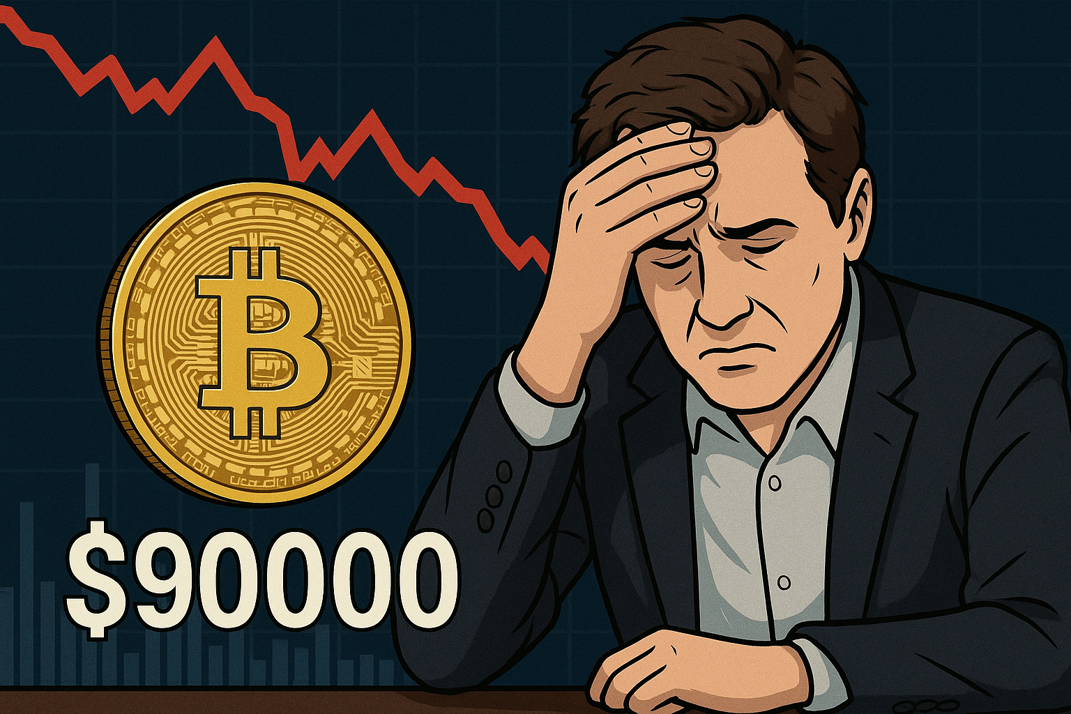 ビットコイン9万ドル割れで投資家に懸念広がる理由と今後の見通し