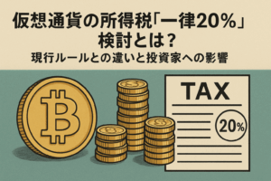 仮想通貨の所得税「一律20％」検討とは？現行ルールとの違いと投資家への影響