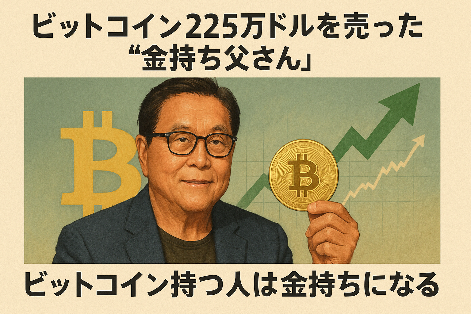 ビットコインを売った“金持ち父さん” それでも「ビットコイン持つ人は金持ちになる」と語る理由とは - CoinChoice（コインチョイス）