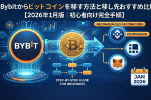 【2026年1月最新完全ガイド】Bybitからビットコインを移す方法と移し先おすすめ比較