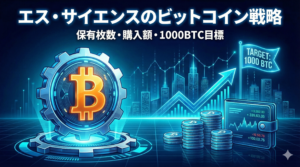 エス・サイエンスのビットコイン戦略｜保有枚数・購入額・1000BTC目標