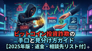 ビットコイン投資詐欺の手口と見分け方ガイド【2025年版：返金・相談先リスト付】