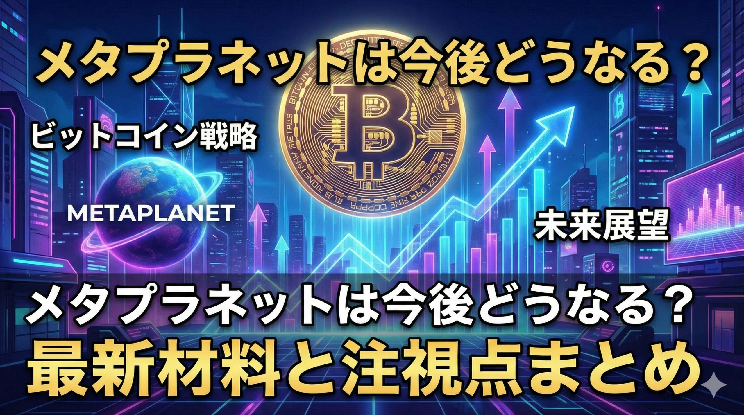 【2025年12月最新】メタプラネットは今後どうなる?最新材料と注視点まとめ