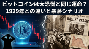 【徹底解説】ビットコインは大恐慌と同じ運命？1929年との違いと暴落シナリオ
