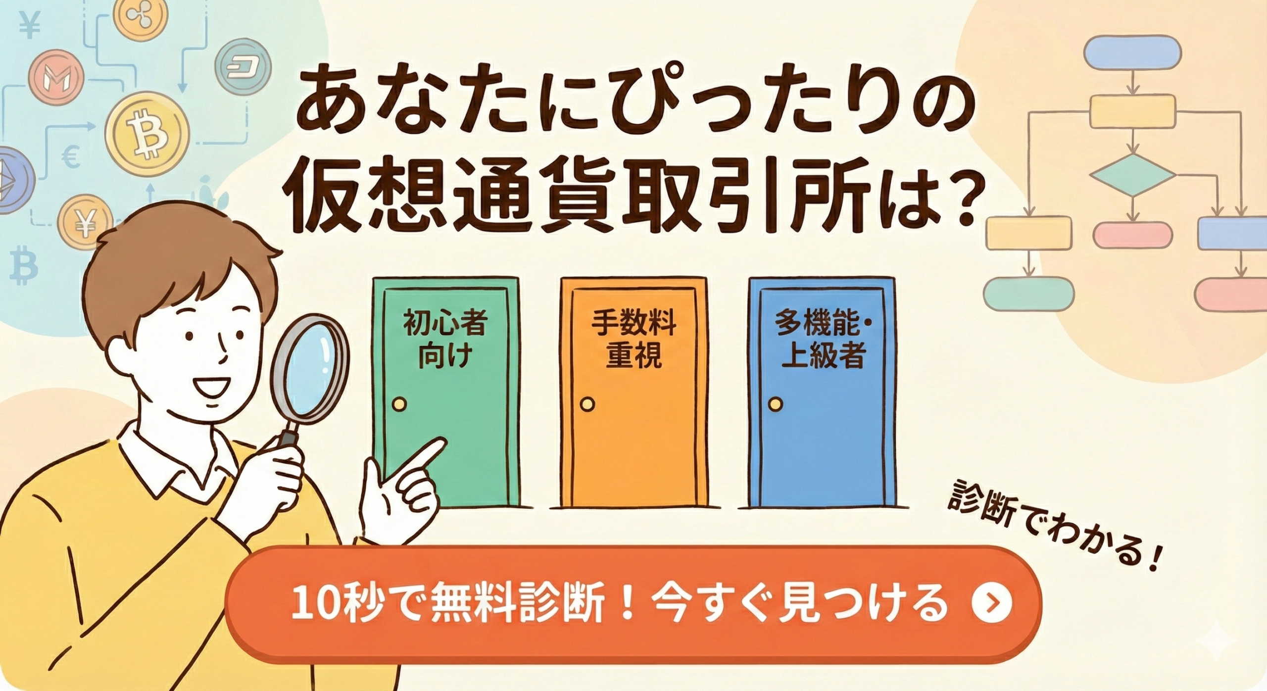 あなたにぴったりの仮想通貨取引所は？