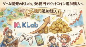 ゲーム開発のKLab、36億円でビットコイン追加購入へ