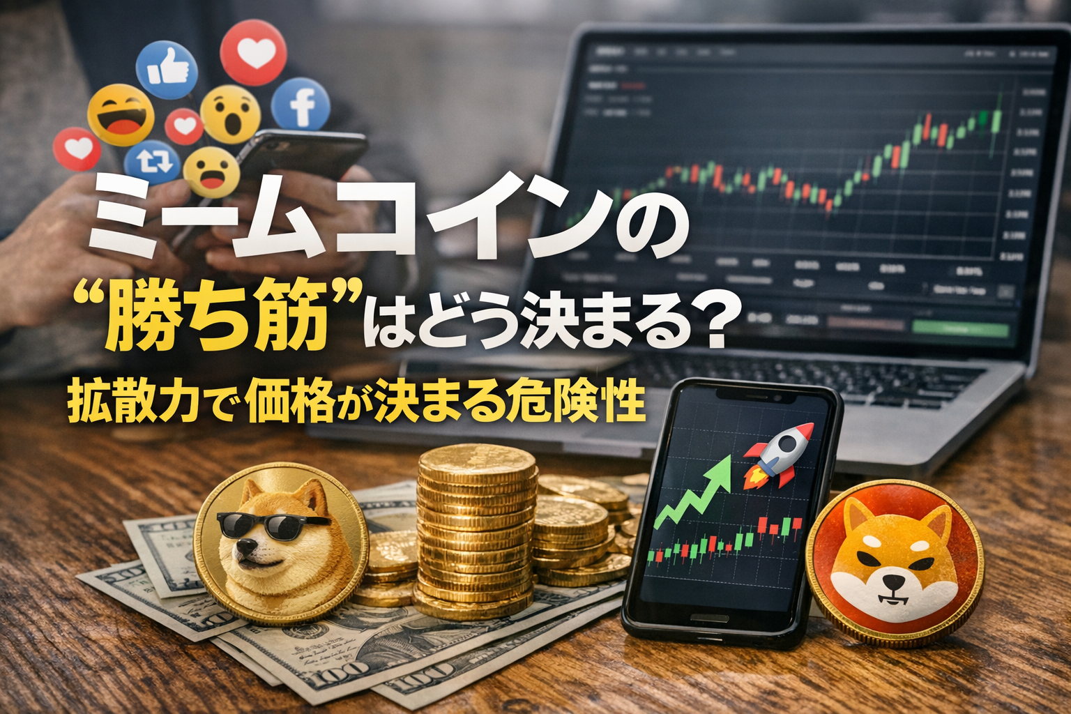 ミームコインの“勝ち筋”はどう決まる？拡散力で価格が決まる危険性